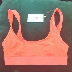 Negative Underwear - Sieve Bra Top in Coral